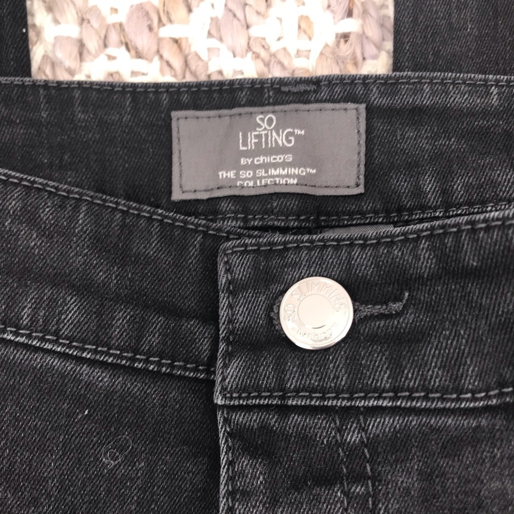 High Rise Straight Leg So Lifting Chico’s Jeans - Picture 4 of 7